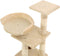 vidaXL - Kattenkrabpaal - met - sisal - krabpalen - 65 - cm - beige