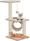 vidaXL - Kattenkrabpaal - met - sisal - krabpalen - 65 - cm - beige