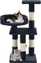 vidaXL - Kattenkrabpaal - met - sisal - krabpalen - 65 - cm - blauw