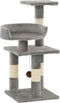 vidaXL - Kattenkrabpaal - met - sisal - krabpalen - 65 - cm - grijs