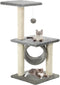 vidaXL - Kattenkrabpaal - met - sisal - krabpalen - 65 - cm - grijs