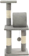 vidaXL - Kattenkrabpaal - met - sisal - krabpalen - 65 - cm - grijs