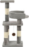 vidaXL - Kattenkrabpaal - met - sisal - krabpalen - 65 - cm - grijs
