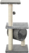 vidaXL - Kattenkrabpaal - met - sisal - krabpalen - 65 - cm - grijs