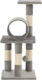 vidaXL - Kattenkrabpaal - met - sisal - krabpalen - 65 - cm - grijs