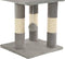vidaXL - Kattenkrabpaal - met - sisal - krabpalen - 65 - cm - grijs