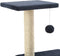 vidaXL - Kattenkrabpaal - met - sisal - krabpalen - 65 - cm - donkerblauw