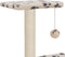 vidaXL - Kattenkrabpaal - met - sisal - krabpalen - 65 - cm - pootafdrukken - beige