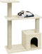 vidaXL - Kattenkrabpaal - met - sisal - krabpalen - 70 - cm - crèmekleurig
