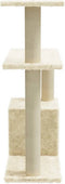 vidaXL - Kattenkrabpaal - met - sisal - krabpalen - 70 - cm - crèmekleurig