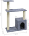 vidaXL - Kattenkrabpaal - met - sisal - krabpalen - 70 - cm - lichtgrijs