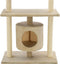 vidaXL - Kattenkrabpaal - met - sisal - krabpalen - 95 - cm - beige