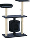 vidaXL - Kattenkrabpaal - met - sisal - krabpalen - 95 - cm - donkerblauw