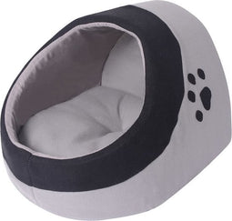 vidaXL - Kattenmand - M - grijs - en - zwart