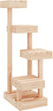 vidaXL - Kattenmeubel - 45,5x49x103 - cm - massief - grenenhout