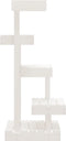vidaXL - Kattenmeubel - 45,5x49x103 - cm - massief - grenenhout - wit