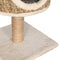 vidaXL - Kattenmeubel - met - huis - en - krabpaal - 52 - cm - zeegras
