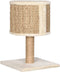 vidaXL - Kattenmeubel - met - huis - en - krabpaal - 52 - cm - zeegras