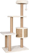 vidaXL - Kattenmeubel - met - krabpalen - 123 - cm - zeegras