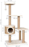 vidaXL - Kattenmeubel - met - krabpalen - 123 - cm - zeegras