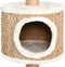 vidaXL - Kattenmeubel - met - krabpalen - 123 - cm - zeegras