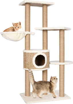 vidaXL - Kattenmeubel - met - krabpalen - 126 - cm - zeegras
