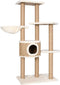 vidaXL - Kattenmeubel - met - krabpalen - 126 - cm - zeegras