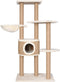 vidaXL - Kattenmeubel - met - krabpalen - 126 - cm - zeegras