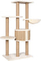 vidaXL - Kattenmeubel - met - krabpalen - 126 - cm - zeegras