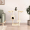 vidaXL - Kattenmeubel - met - krabpalen - 82 - cm - crèmekleurig