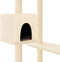 vidaXL - Kattenmeubel - met - krabpalen - 82 - cm - crèmekleurig
