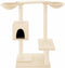 vidaXL - Kattenmeubel - met - krabpalen - 82 - cm - crèmekleurig