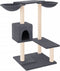 vidaXL - Kattenmeubel - met - krabpalen - 82 - cm - donkergrijs