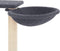 vidaXL - Kattenmeubel - met - krabpalen - 82 - cm - donkergrijs