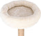 vidaXL - Kattenmeubel - met - luxe - kussen - en - krabpalen - 148 - cm - zeegras
