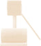 vidaXL - Kattenmeubel - met - sisal - krabpaal - 59 - cm - crèmekleurig