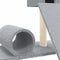 vidaXL - Kattenmeubel - met - sisal - krabpaal - 59 - cm - crèmekleurig