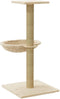 vidaXL - Kattenmeubel - met - sisal - krabpaal - 74 - cm - donkergrijs