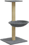 vidaXL - Kattenmeubel - met - sisal - krabpaal - 74 - cm - lichtgrijs