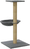 vidaXL - Kattenmeubel - met - sisal - krabpaal - 74 - cm - lichtgrijs