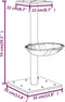vidaXL - Kattenmeubel - met - sisal - krabpaal - 74 - cm - lichtgrijs