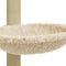 vidaXL - Kattenmeubel - met - sisal - krabpaal - 74 - cm - crèmekleurig