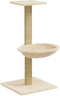 vidaXL - Kattenmeubel - met - sisal - krabpaal - 74 - cm - crèmekleurig