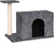 vidaXL - Kattenmeubel - met - sisal - krabpale - 51 - cm - donkergrijs