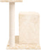 vidaXL - Kattenmeubel - met - sisal - krabpale - 51 - cm - donkergrijs