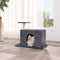 vidaXL - Kattenmeubel - met - sisal - krabpale - 51 - cm - donkergrijs