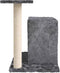 vidaXL - Kattenmeubel - met - sisal - krabpale - 51 - cm - donkergrijs