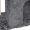 vidaXL - Kattenmeubel - met - sisal - krabpale - 51 - cm - donkergrijs