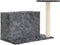 vidaXL - Kattenmeubel - met - sisal - krabpale - 51 - cm - donkergrijs