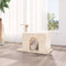 vidaXL - Kattenmeubel - met - sisal - krabpale - 51 - cm - donkergrijs